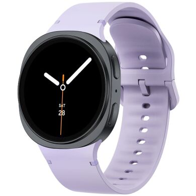 Ремешок Deexe Soft Silicone для Samsung Galaxy Watch 8 (40/44mm) / 8 Classic - Purple
