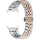 Ремешок Deexe Stainless Steel QuickFit для Samsung Galaxy Watch 8 (40/44mm) / 8 Classic / Ultra (2025) - Silver / Rose Gold. Фото 1 из 7