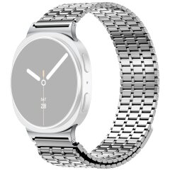 Ремешок Deexe Zenith для Samsung Galaxy Watch 8 (40/44mm) / 8 Classic - Silver