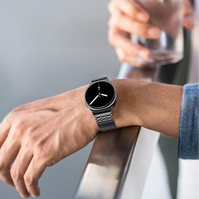 Ремешок Deexe Zenith для Samsung Galaxy Watch 8 (40/44mm) / 8 Classic - Silver