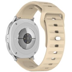 Ремешок KALEBOL Wave Pattern для Samsung Galaxy Watch 8 (40/44mm) / 8 Classic - Beige