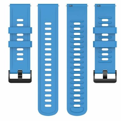 Ремешок UniCase Soft Silicone для часов с шириной крепления 22мм - Sky Blue