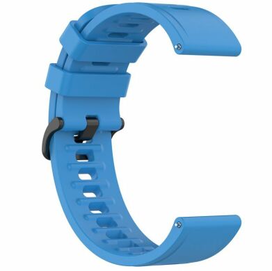 Ремешок UniCase Soft Silicone для часов с шириной крепления 22мм - Sky Blue