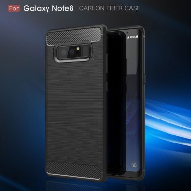 Захисний чохол UniCase Carbon для Samsung Galaxy Note 8 (N950), серый