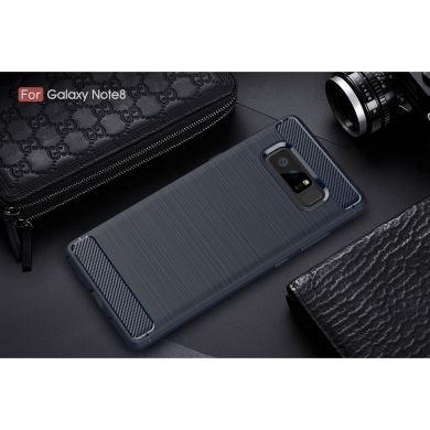 Захисний чохол UniCase Carbon для Samsung Galaxy Note 8 (N950), Темно-синій
