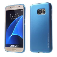 Защитная накладка MERCURY iJelly для Samsung Galaxy S7 (G930) - Blue