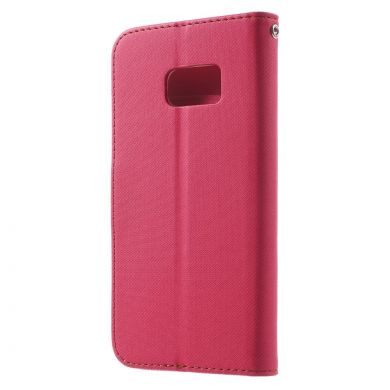 Чехол-книжка ROAR KOREA Cloth Texture для Samsung Galaxy S7 (G930) - Magenta