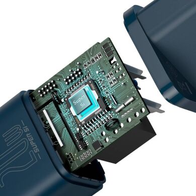 Мережевий зарядний пристрій Baseus Super Si Quick Charger (20W) - Blue