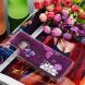 Силиконовая (TPU) накладка Deexe Fashion Glitter для Samsung Galaxy A10s (A107) - Purple/Butterfly and Flowers. Фото 7 из 7