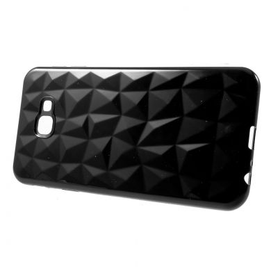 Силиконовый чехол Deexe 3D Diamond Texture для Samsung Galaxy J4+ (J415) - Black
