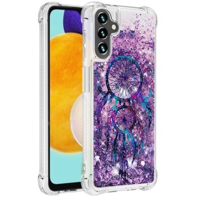 Силиконовый (TPU) чехол Deexe Fashion Glitter для Samsung Galaxy A13 5G (A136) / A04s (A047) - Dreamcatcher