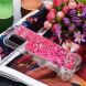 Силиконовый (TPU) чехол Deexe Liquid Glitter для Samsung Galaxy A03s (A037) - Pink Hearts. Фото 5 из 7