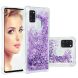 Силиконовый (TPU) чехол Deexe Liquid Glitter для Samsung Galaxy A21s (A217) - Purple. Фото 1 из 8