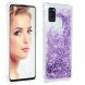 Силиконовый (TPU) чехол Deexe Liquid Glitter для Samsung Galaxy A21s (A217) - Purple. Фото 2 из 8