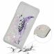 Силіконовий (TPU) чохол Deexe Liquid Glitter для Samsung Galaxy A70 (A705) - Purple Feather and Birds