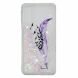 Силиконовый (TPU) чехол Deexe Liquid Glitter для Samsung Galaxy A70 (A705) - Purple Feather and Birds. Фото 5 из 6