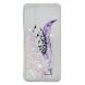 Силіконовий (TPU) чохол Deexe Liquid Glitter для Samsung Galaxy A70 (A705) - Purple Feather and Birds