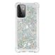 Силіконовий (TPU) чохол Deexe Liquid Glitter для Samsung Galaxy A72 (А725) - Light Green