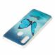 Силіконовий (TPU) чохол Deexe LumiCase для Samsung Galaxy A20e - Blue Butterflies