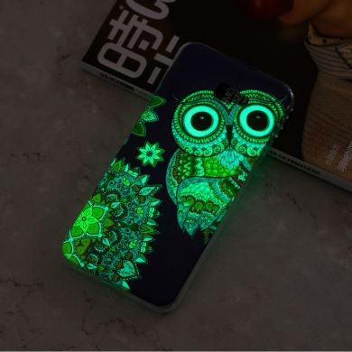 Силіконовий (TPU) чохол Deexe LumiCase для Samsung Galaxy J4+ (J415) - Owl Luminous TPU
