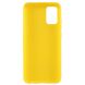 Силиконовый (TPU) чехол Deexe Matte Case для Samsung Galaxy A02s (A025) - Yellow. Фото 2 из 5