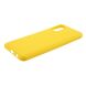 Силиконовый (TPU) чехол Deexe Matte Case для Samsung Galaxy A02s (A025) - Yellow. Фото 4 из 5