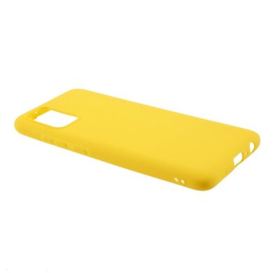 Силиконовый (TPU) чехол Deexe Matte Case для Samsung Galaxy A02s (A025) - Yellow