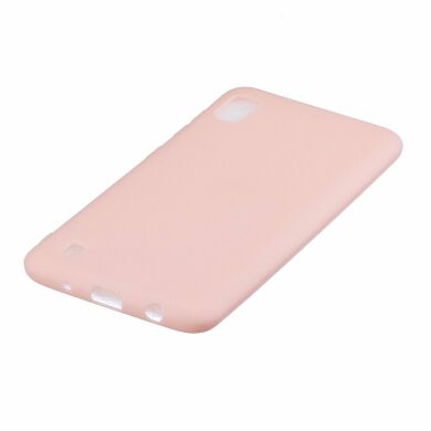 Силіконовий (TPU) чохол Deexe Matte Case для Samsung Galaxy A10 (A105) - Light Pink