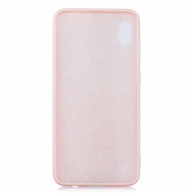 Силіконовий (TPU) чохол Deexe Matte Case для Samsung Galaxy A10 (A105) - Light Pink