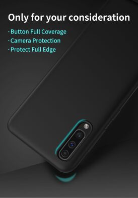 Силіконовий (TPU) чохол X-LEVEL Matte для Samsung Galaxy A50 (A505) / A30s (A307) / A50s (A507) - Black