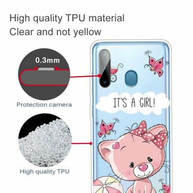 Силіконовий (TPU) чохол Deexe Pretty Glossy для Samsung Galaxy A11 (A115) / Galaxy M11 (M115) - It`s A Girl