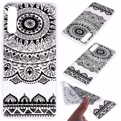Силіконовий (TPU) чохол Deexe Pretty Glossy для Samsung Galaxy A50 (A505) / A30s (A307) / A50s (A507) - Black Mandala