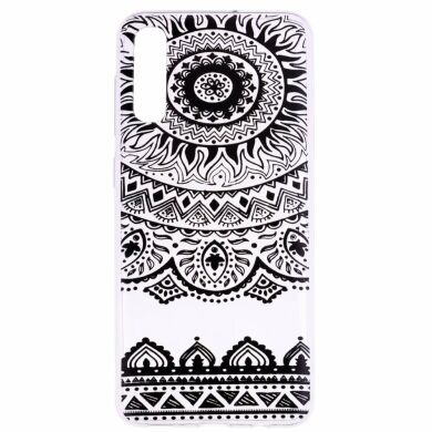 Силіконовий (TPU) чохол Deexe Pretty Glossy для Samsung Galaxy A50 (A505) / A30s (A307) / A50s (A507) - Black Mandala