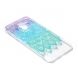 Силиконовый (TPU) чехол Deexe Pretty Glossy для Samsung Galaxy A6+ 2018 (A605) - Cyan and Purple Flower. Фото 2 из 4