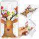 Силиконовый (TPU) чехол Deexe Pretty Glossy для Samsung Galaxy A6+ 2018 (A605) - Flowered Elk. Фото 1 из 5