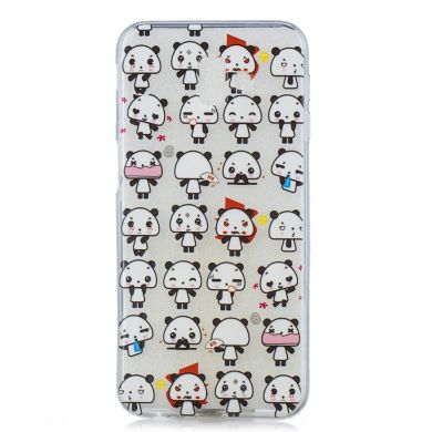 Силіконовий (TPU) чохол Deexe Pretty Glossy для Samsung Galaxy J6+ (J610) - Cartoon Panda