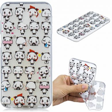 Силіконовий (TPU) чохол Deexe Pretty Glossy для Samsung Galaxy J6+ (J610) - Cartoon Panda