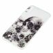 Силіконовий (TPU) чохол Deexe Pretty Glossy для Samsung Galaxy M10 (M105) - Skull and Flower