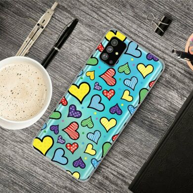 Силіконовий (TPU) чохол Deexe Pretty Glossy для Samsung Galaxy S20 (G980) - Hearts