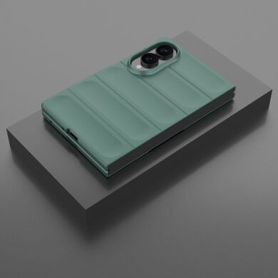 Силиконовый (TPU) чехол Deexe Terra Case (FF) для Samsung Galaxy Fold 8 - Green