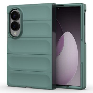 Силиконовый (TPU) чехол Deexe Terra Case (FF) для Samsung Galaxy Fold 8 - Green