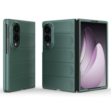 Силиконовый (TPU) чехол Deexe Terra Case (FF) для Samsung Galaxy Fold 8 - Green