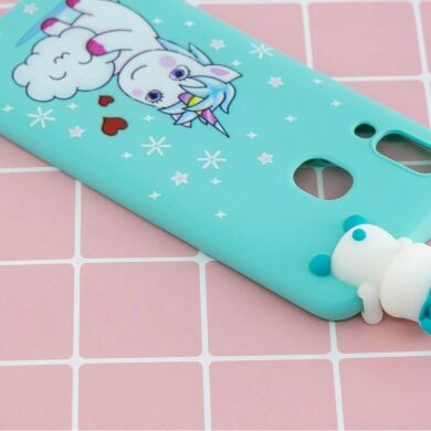 Силіконовий (TPU) чохол UniCase 3D Cartoon Pattern для Samsung Galaxy A40 (А405), Unicorn