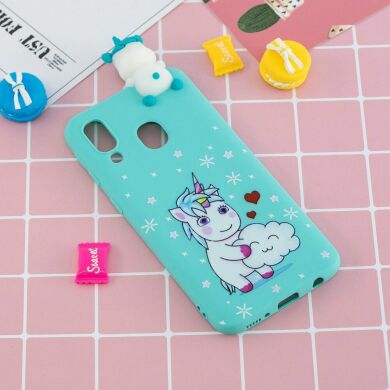 Силіконовий (TPU) чохол UniCase 3D Cartoon Pattern для Samsung Galaxy A40 (А405), Unicorn