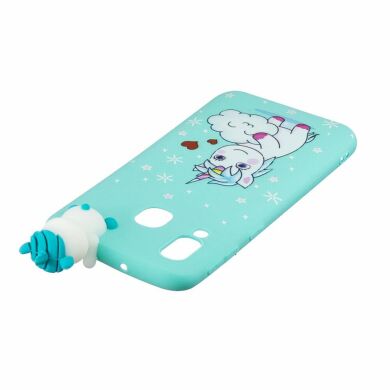 Силіконовий (TPU) чохол UniCase 3D Cartoon Pattern для Samsung Galaxy A40 (А405), Unicorn
