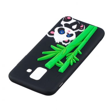 Силиконовый (TPU) чехол UniCase 3D Cartoon Pattern для Samsung Galaxy A6 2018 (A600) - Panda and Bamboo