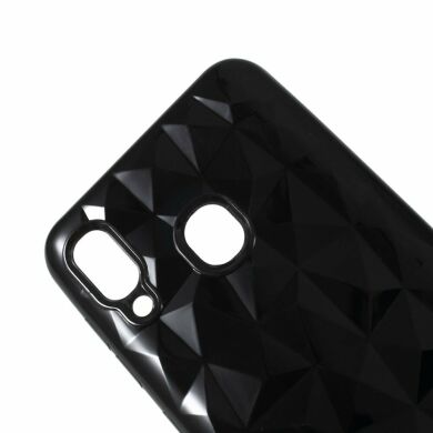Силіконовий (TPU) чохол UniCase 3D Diamond Grain для Samsung Galaxy A30 (A305), Black