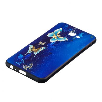 Силиконовый (TPU) чехол UniCase Color Style для Samsung Galaxy J4+ (J415) - Blue Butterflies