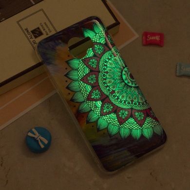 Силиконовый (TPU) Deexe LumiCase для Samsung Galaxy J4 2018 (J400) - Mandala Flower