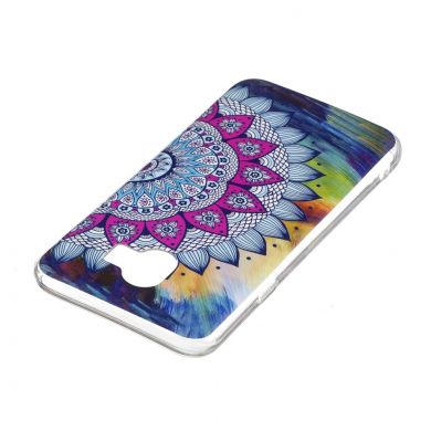 Силиконовый (TPU) Deexe LumiCase для Samsung Galaxy J4 2018 (J400) - Mandala Flower